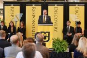 MU Chancellor Alexander Cartwright delivered a State of the University address today noting progress in the past year and actions the university will be taking in the near future.