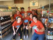 Mizzou students serving at Agape Food Pantry in Warrenton, Missouri in April 2017